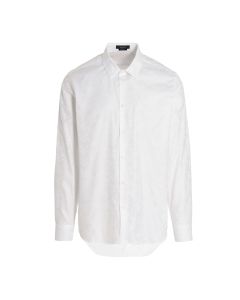 Versace Logo Detailed Button-Up Shirt