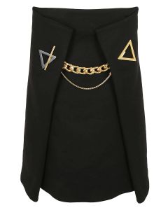 Bottega Veneta Chain Detailed High-Waisted Skirt
