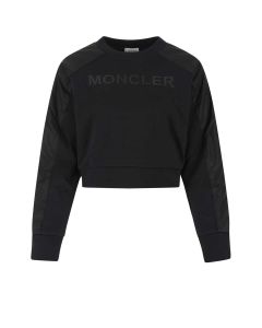 Moncler Logo Detail Cropped Sweatshirt
