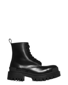 Balenciaga Lace-Up Ankle Boots