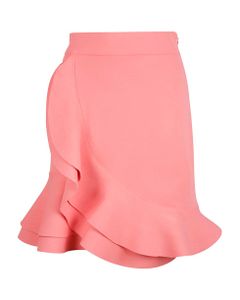 Scalloped Mini Skirt