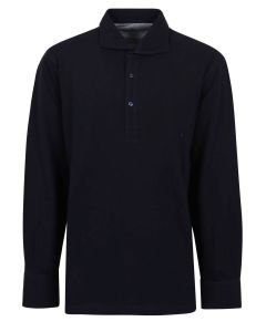 Brunello Cucinelli Buttoned Long-Sleeved Polo Shirt