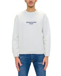 Emporio Armani Logo-Printed Drop Shoulder Sweatshirt