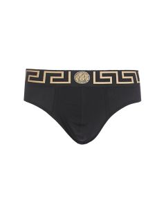 Versace Greca Band Print Two-Pack Briefs