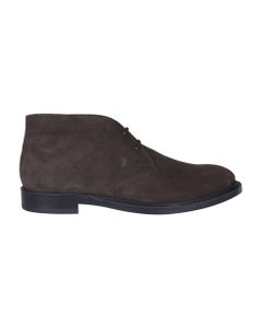 Suede Polacchino Laced Up Shoes