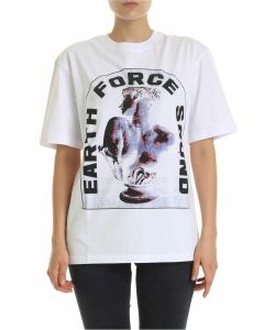 Earth Force Sound T-shirt in white