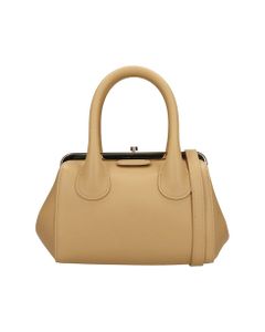 Joyce Hand Bag In Leather Color Leather