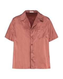 Short Sleeve Silk Shirt