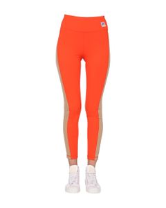 Leggings With Boss X Russell Athletic Logo Patch
