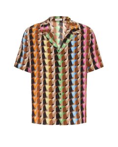 Valentino All-Over Printed Short-Sleeved Shirt