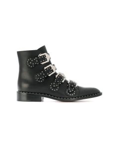 Studded Buckled Boots