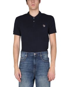 PS Paul Smith Zebra Patch Short-Sleeved Polo Shirt