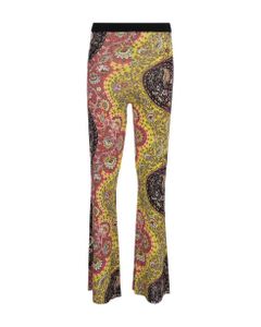 Trousers With Sinuous Paisley Pattern