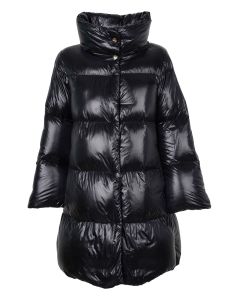 Herno Button-Up High Neck Padded Coat