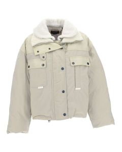 Isabel Marant Buttoned Long-Sleeved Puffer Jacket