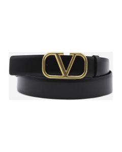 Vlogo Signature Leather Belt