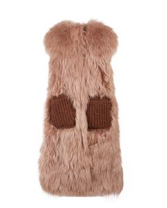 Marni Reversible Mid-Length Furry Waistcoat