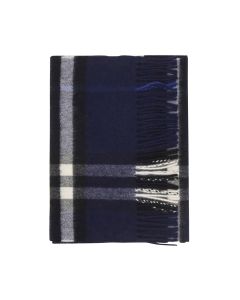 Burberry Checked Fringed Scarf