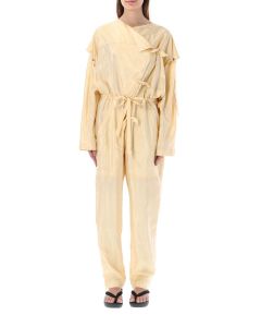 Isabel Marant Lympia Button Detailed Drawstring Jumpsuit