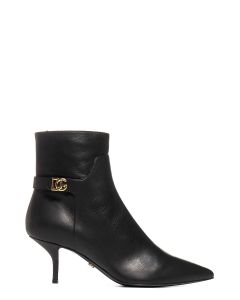 Dolce & Gabbana Monogram Logo Ankle Boots