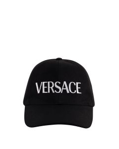 Versace Logo Embroidered Baseball Cap