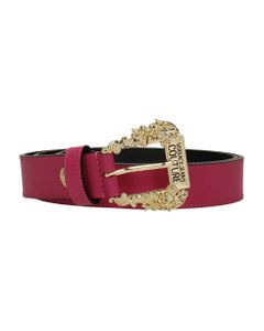 Belts In Rose-pink Leather