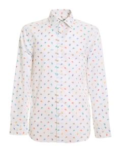 Multicolour embroidered shirt