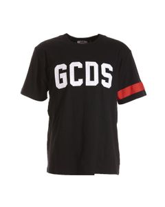 GCDS Crewneck Straight Hem T-Shirt