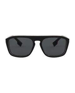 Be4286 Check Multilayer Black Sunglasses
