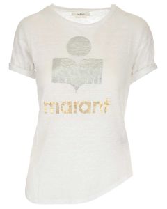 Isabel Marant Étoile Koldi Metallic Print T-Shirt