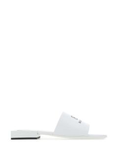 Balenciaga Box Logo Print Sandals