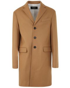 Dsquared2 Single-Breasted Long-Sleeved Coat