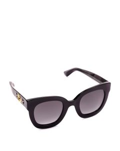 Acetate sunglasses with logo and stars