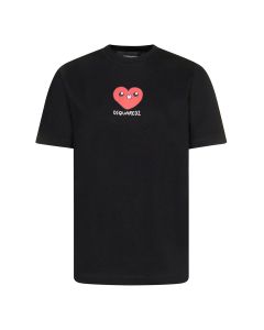 Dsquared2 Heart Printed T-Shirt