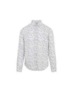 Paul Smith Long Sleeved Floral Printed Shirt
