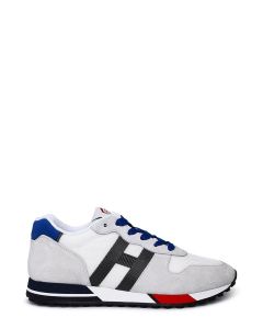 Hogan Logo Patch Lace-Up Sneakers