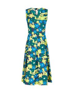 Marni Floral Print Midi Dress