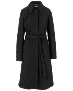 Stella McCartney Belted Quilted Coat