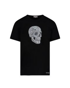 Alexander McQueen Skull Printed Crewneck T-Shirt