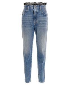 Dsquared2 Lace Detailed Tapered-Leg Jeans
