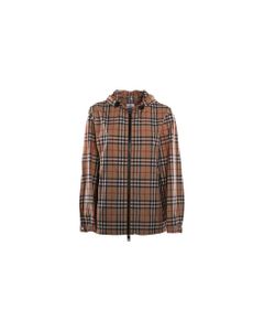Vintage Check Technical Fabric Jacket