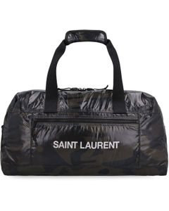 Saint Laurent NY Rip Logo Printed Duffle bag