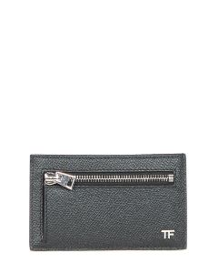 Tom Ford Logo Plaque Zipped Wallet