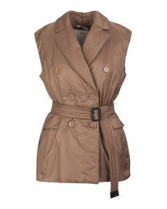 Max Mara The Cube Belted Gilet