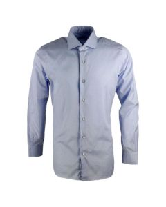 Cotton shirt in light blue