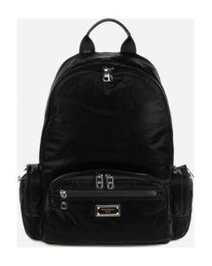 Black Sicilia Dna Backpack In Nylon
