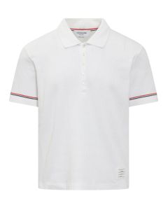 Thom Browne RWB Short-Sleeved Polo Shirt