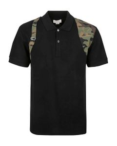 Camouflage Detail Polo Shirt