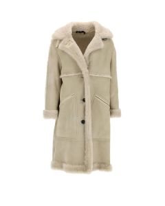 Tom Ford Shearling Longline Buttoned Coat