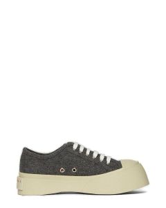 Marni Almond Toe Lace-Up Sneakers
